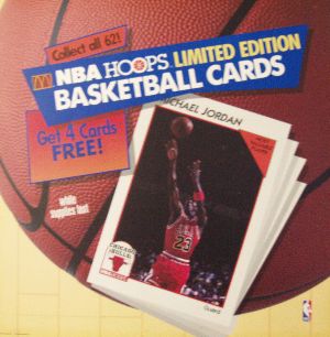 Michael Jordan, MICHAEL JORDAN NBA HOOPS CARD